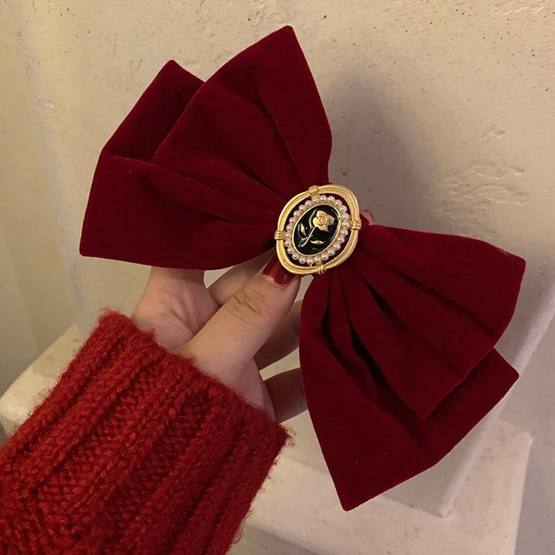 2pcs Quality Soft Hair Bows Hair Ribbons Long short Tail Bow Hair Clips head wear Bowknot Tiktok wedding/bride/party women girls Hair Accessories