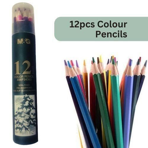 M&G CBC Pack Of 12 Colour Pencils coloring drawing children color pencils