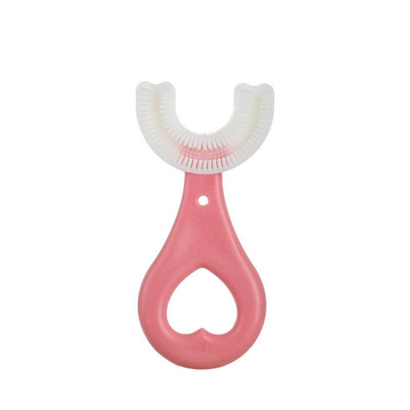 Kids Toothbrush U-shaped For 360° Cleaning Kids 2-6yrs Soft Silicone Toddlers Brush Kids Teeth Oral Care Cleaning Newborn