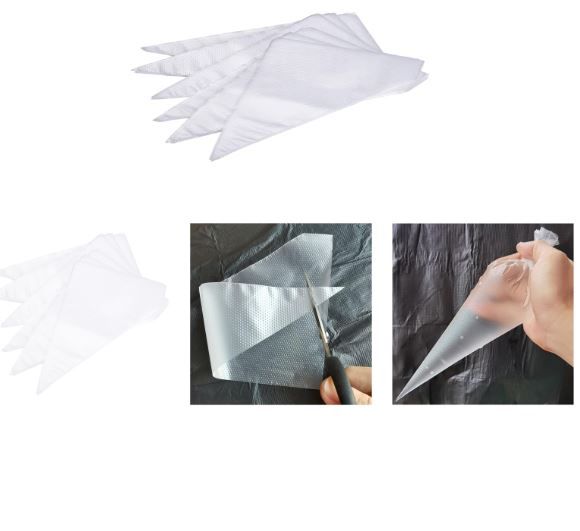 20pcs Thickened Piping Bag Disposable Piping Bag Pastry Bags Icing Fondant Cake Cream Bag For Decorating Pastries Cakes Baking Tools