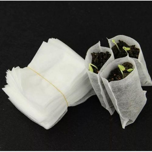 50pcs Multipurpose Non-Woven Bio-degradable Flower & Plant Grow Seedling Nursery Bags