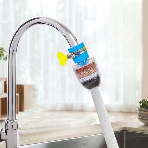 adjustable Water Tap Faucet Kitchen Filter System water Purifier Clean Tap Filtration Activated Carbon Removes Chlorine Fluoride Heavy Metals Hard Water For Home