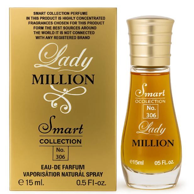 Unique sweet scent! lady million Perfume smart collection fruity spicy perfume for women EDP long lasting sexy lady's perfume cologne unisex spray