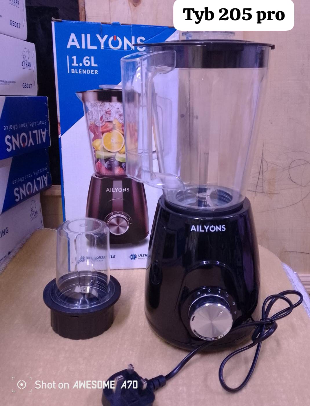 ✨🔥

🍹⚡ AILYONS BLENDER – 205 PRO ⚡🍹
☑️ 1.6L CAPACITY ☑️

Upgrade your kitchen with this powerful and efficient blender designed for smooth blending and everyday use!