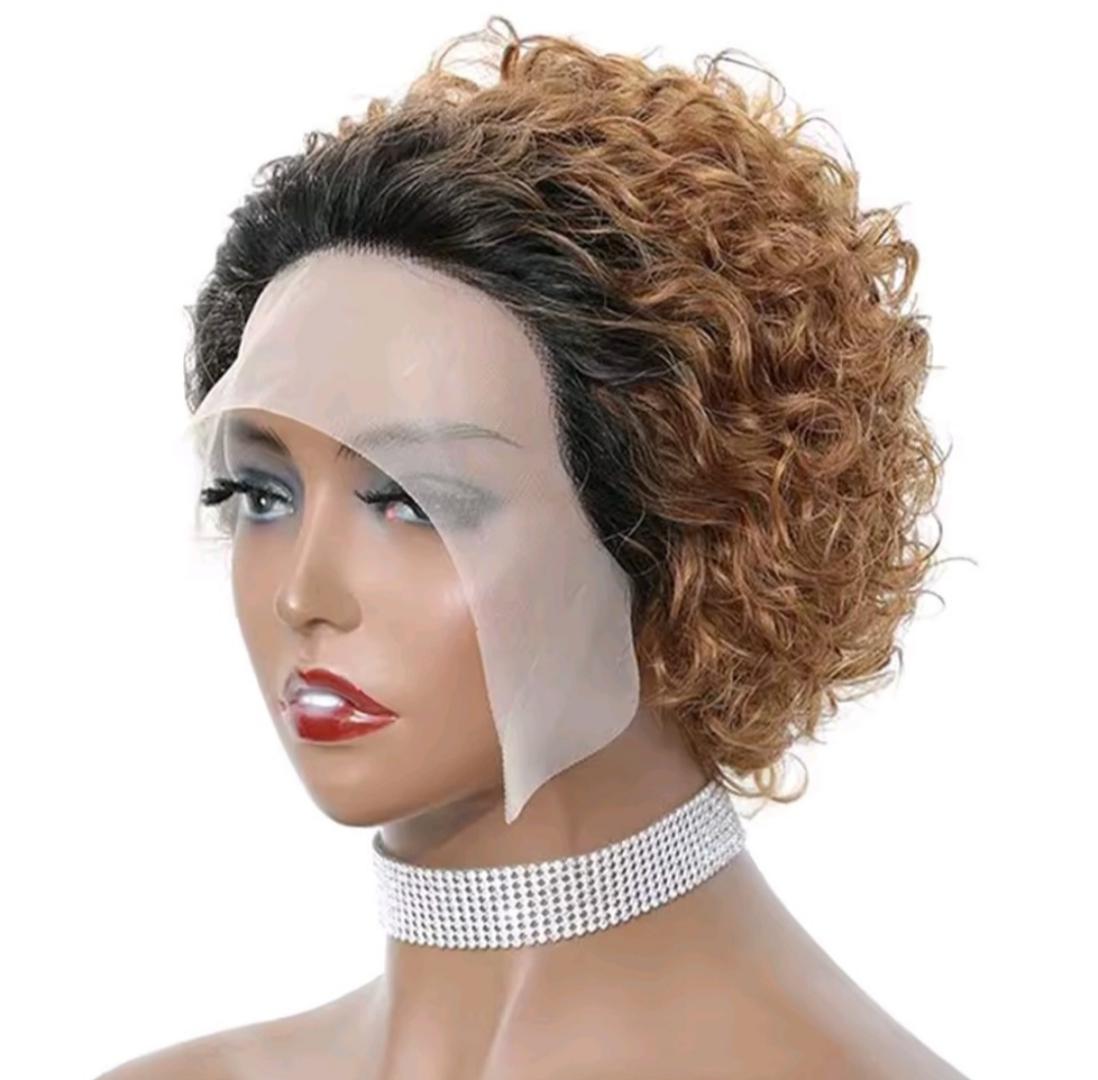 Short Curly Pixie Cut Wig 13×1 Lace wig