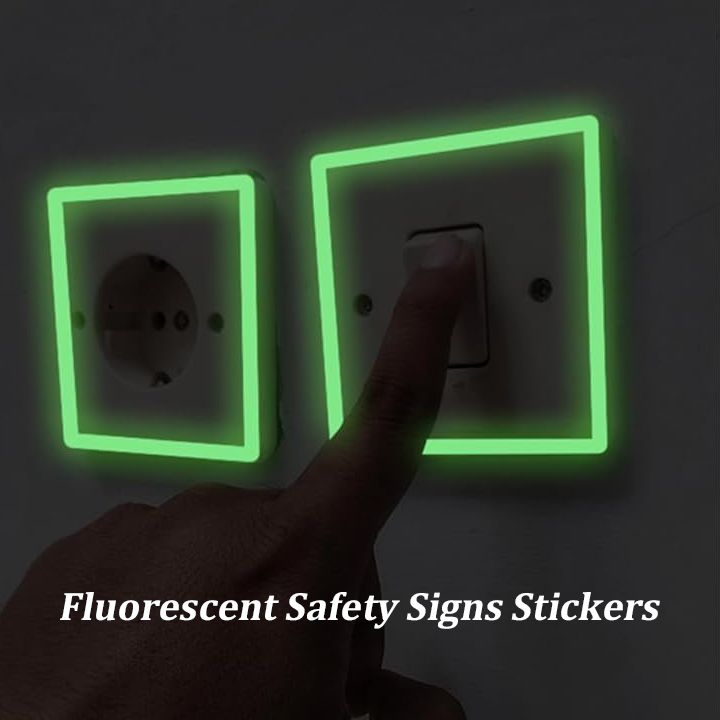 10mm/12mm/15mm/18mm/20mm Glow in The Dark Tape Warterproof Self-adhesive Luminous Fluorescent Safety Signs Stickers