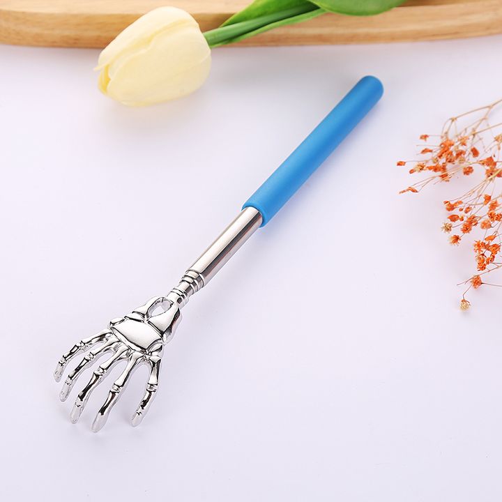 Telescoping Back Scratchers Metal Claw Eliminating Back Itching Extendable Back Massagers Easy to Carry Multicolour Available