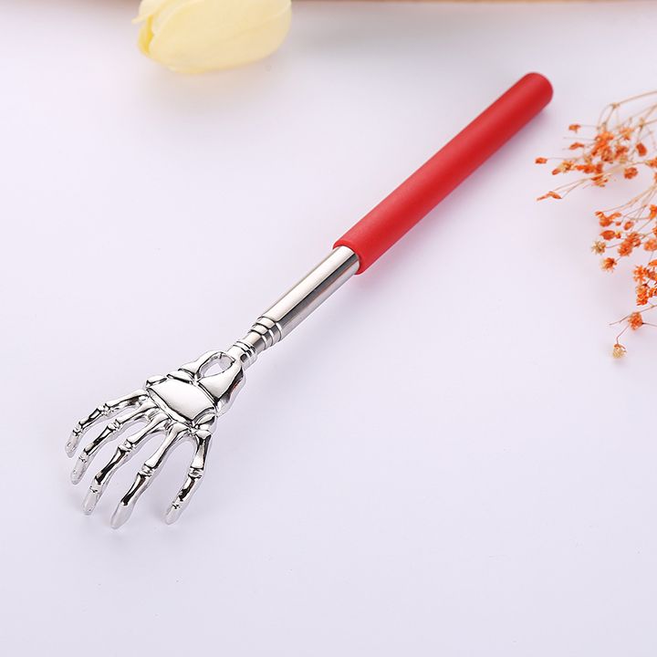 Telescoping Back Scratchers Metal Claw Eliminating Back Itching Extendable Back Massagers Easy to Carry Multicolour Available