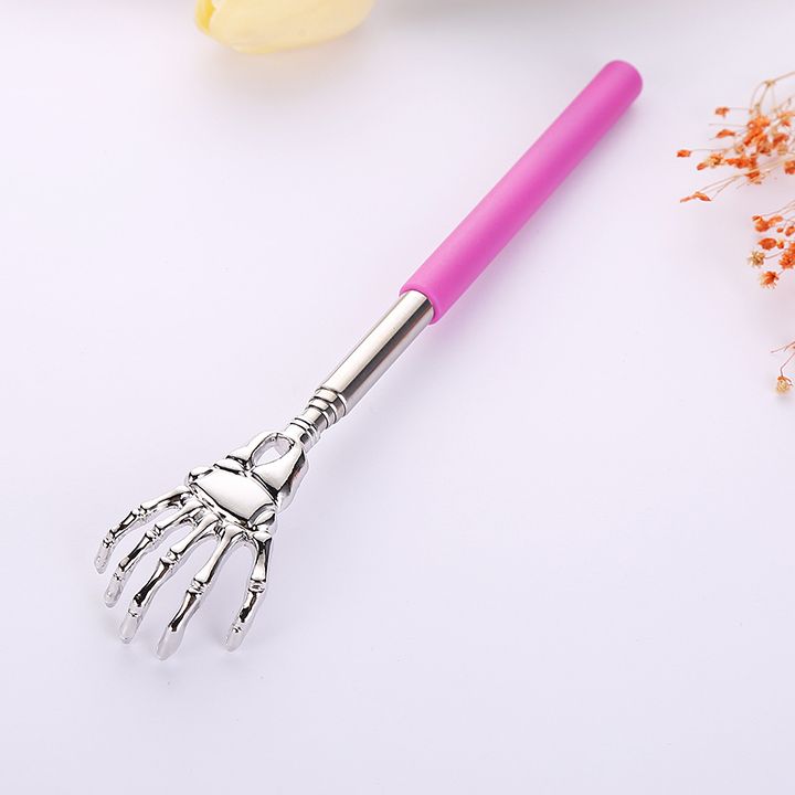 Telescoping Back Scratchers Metal Claw Eliminating Back Itching Extendable Back Massagers Easy to Carry Multicolour Available