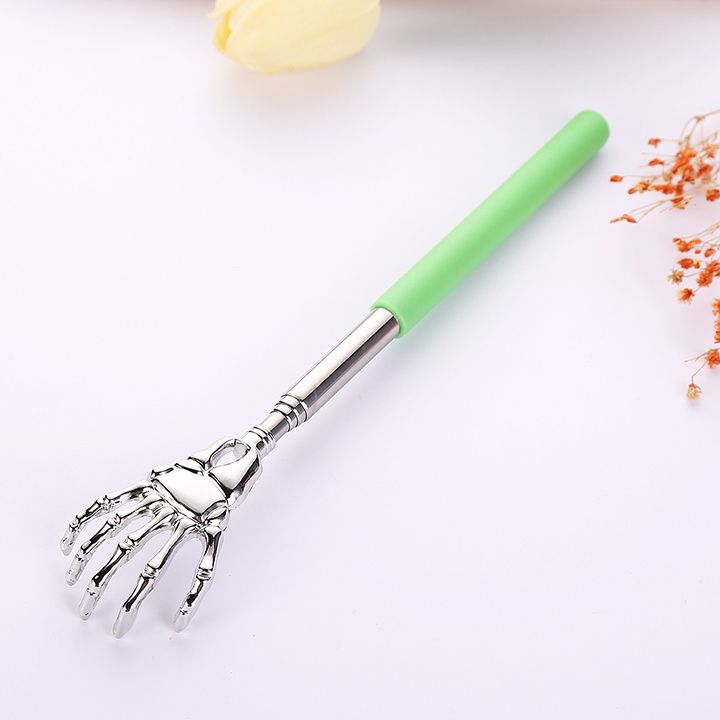 Telescoping Back Scratchers Metal Claw Eliminating Back Itching Extendable Back Massagers Easy to Carry Multicolour Available