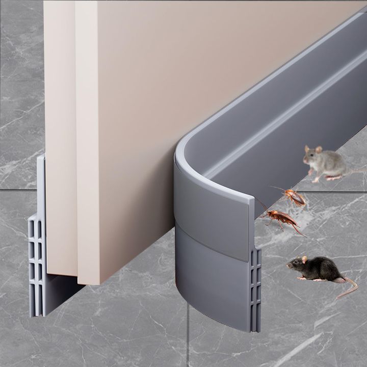 100CM Under Door Draft Stoppers Self-adhesive Door Bugs Dust Blocker Durable Thick 3D Chambers Strong Glue Space Sealer Door Sealing Strip