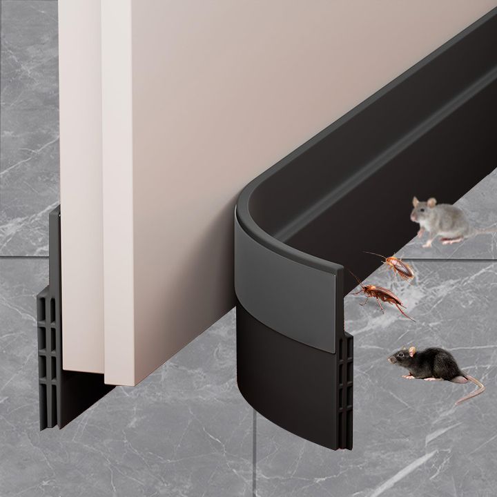 100CM Under Door Draft Stoppers Self-adhesive Door Bugs Dust Blocker Durable Thick 3D Chambers Strong Glue Space Sealer Door Sealing Strip