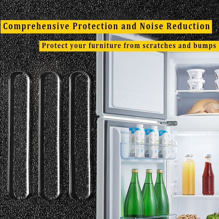 10PCS Clear Furniture Bumpers Protect Surfaces Dampen Noise Wall Protector Self-Adhesive Silicone Rubber Pads for Shower Door Cabinet Door Chair Back Car Door Drawer Toilet