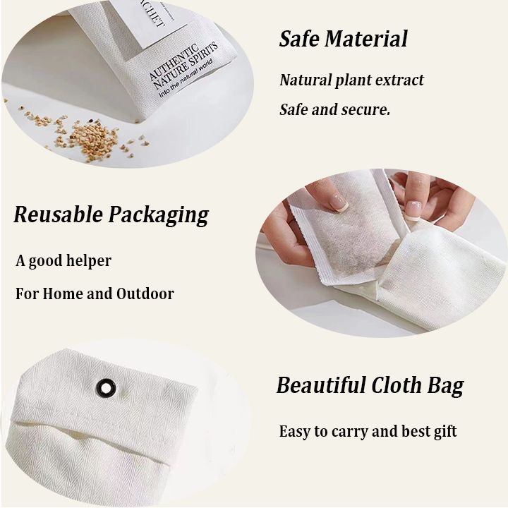 3 Packs Scented Sachets Air Freshener for Drawer and Closet Long-Lasting Natural Smell Incense Sachets Bags Drawer Deodorizers Fresh Scents Home Fragrance