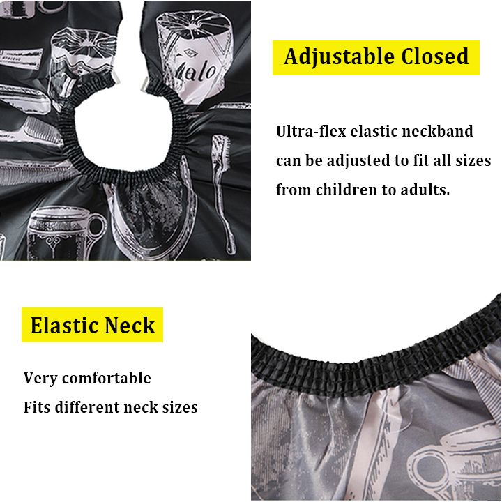 Professional Salon Hairdressing Capes Apron Portable and Reusable Haircut Cape Salon Barber Cape for Men, Women and Kids