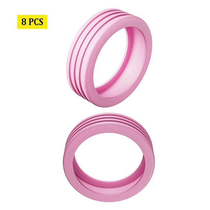 8pcs Thickened Luggage Wheel Covers Silicone Suitcase Wheel Protection Cover  Wear-Resistant Anti-Noise Wheel Protector Suitcases Refrigerators Moving Furniture Replacement Accessories