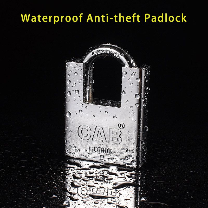Large Padlock Heavy Door Lock with Keys Waterproof Anti-theft Anti-pry Anti-shear Semi-enclosed Beam Padlock Protect Garage Door, Containers, Shed, Shutter, Gate and Warehouse