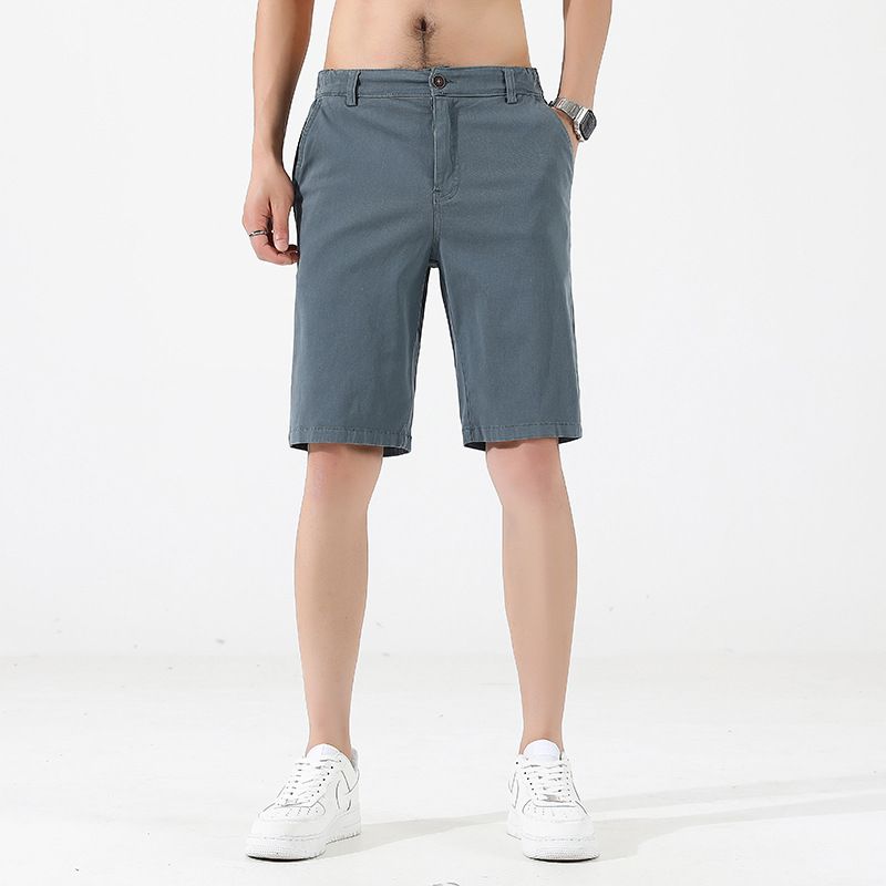 men's cargo pant side pockets cotton blend stretchy sweaty wicking breathable trouser soft cozy outdoor hiking sport men's short
