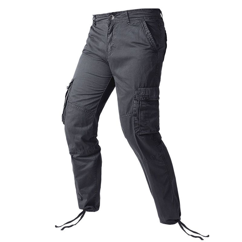 Men's Overall Workout Wear Straight Cargo Pants Men Outdoor Track Cotton Washed Dance Hiking Overall Trousers  Jeans