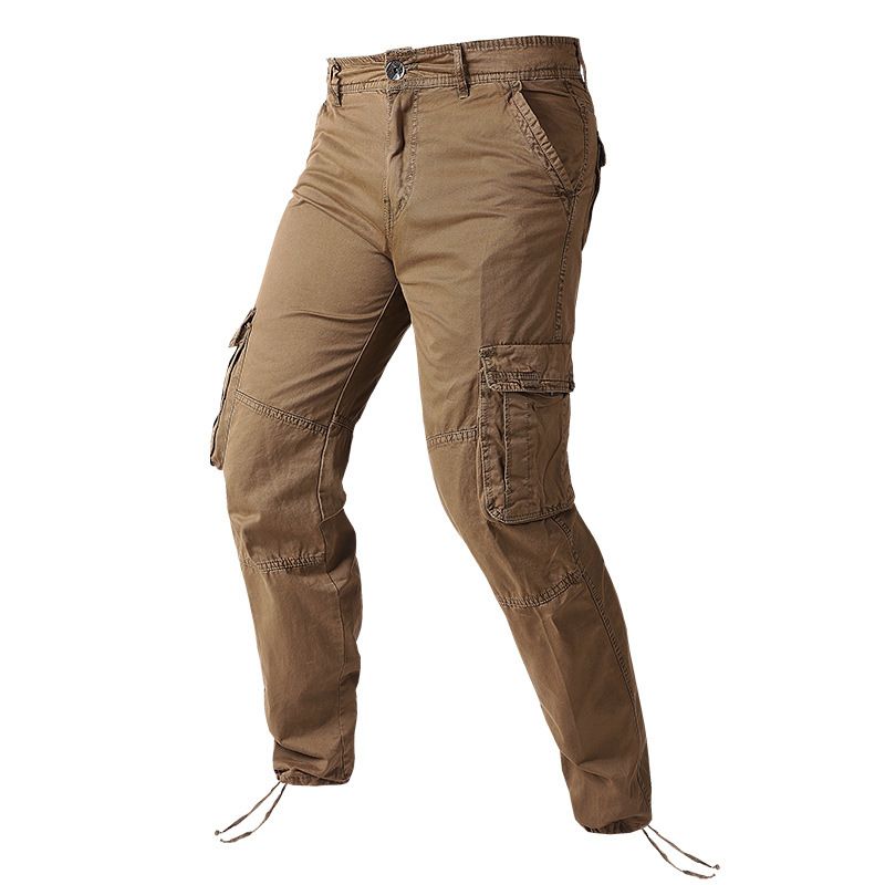 Men's Overall Workout Wear Straight Cargo Pants Men Outdoor Track Cotton Washed Dance Hiking Overall Trousers  Jeans