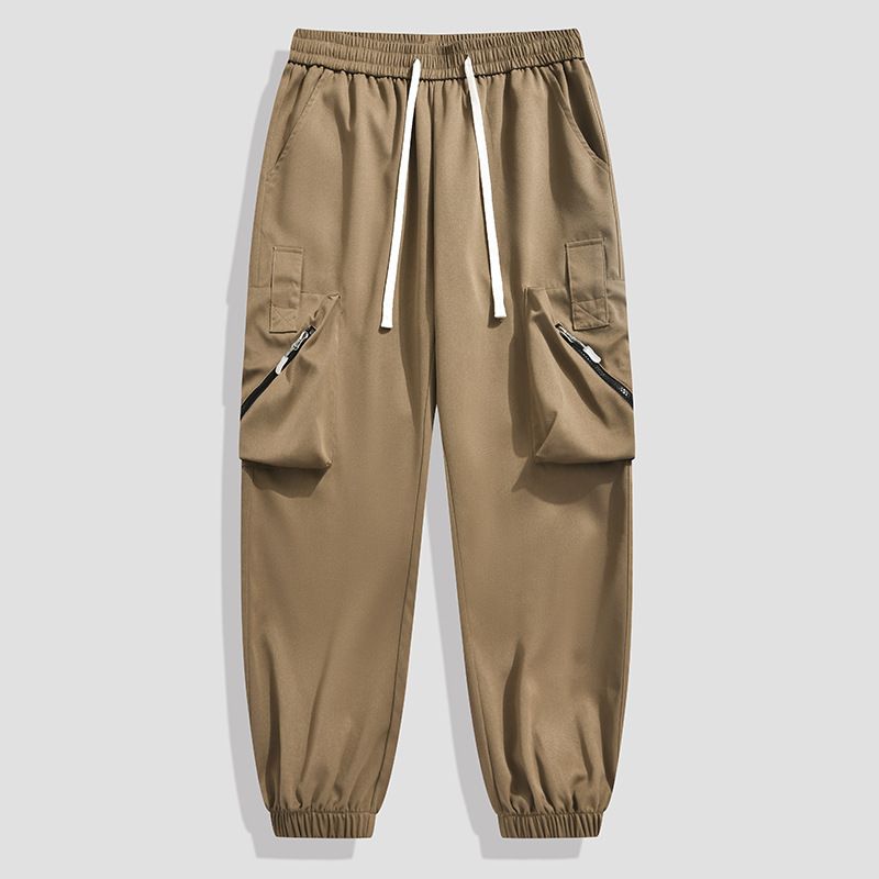 Vintage Cargo Pants Men's Autumn and Winter Tapered Loose Ankle Pants Men's Summer Casual Pants  Jeans