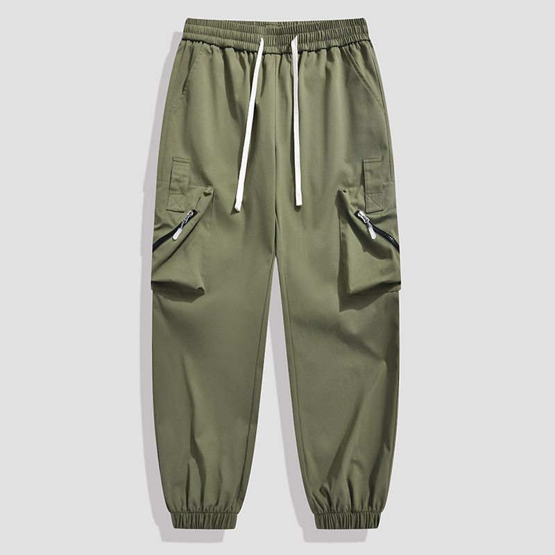 Vintage Cargo Pants Men's Autumn and Winter Tapered Loose Ankle Pants Men's Summer Casual Pants  Jeans