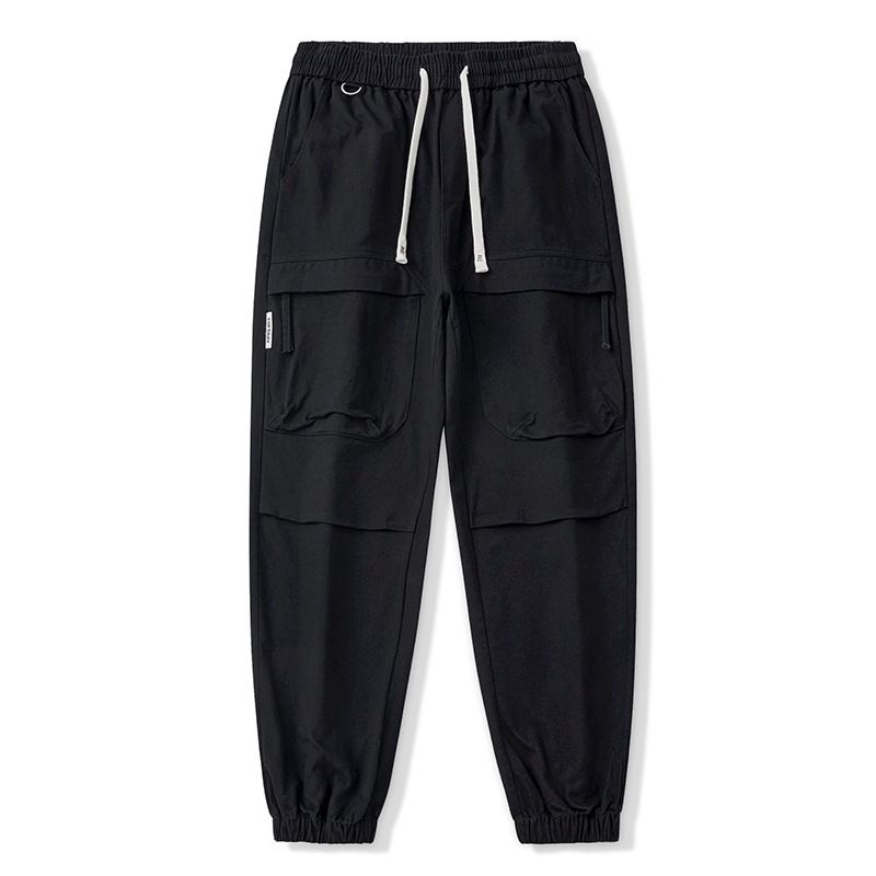 Summer thin style pants loose casual pants men's teenagers solid color trousers men's sanitary pants  Jeans