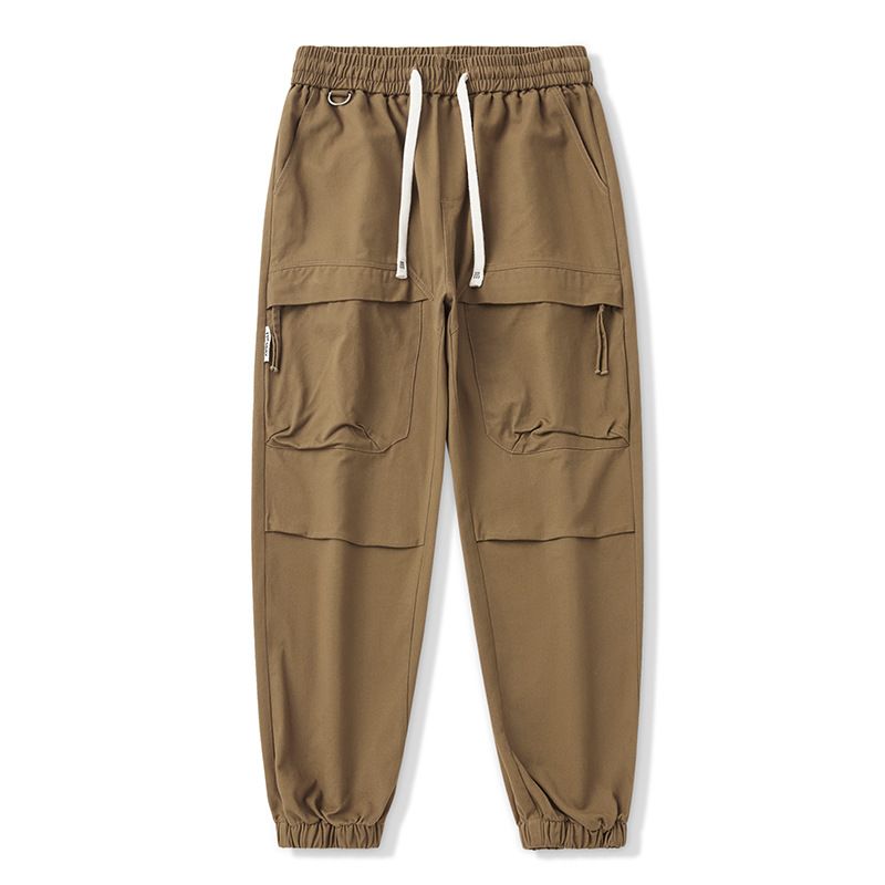 Summer thin style pants loose casual pants men's teenagers solid color trousers men's sanitary pants  Jeans