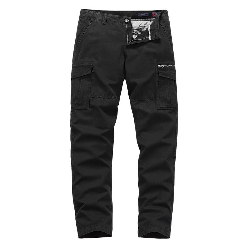 New Design Loose Fit Fashion Casual Cotton Cargo Multiple Pocket Long Men Cargo Pants  Jeans