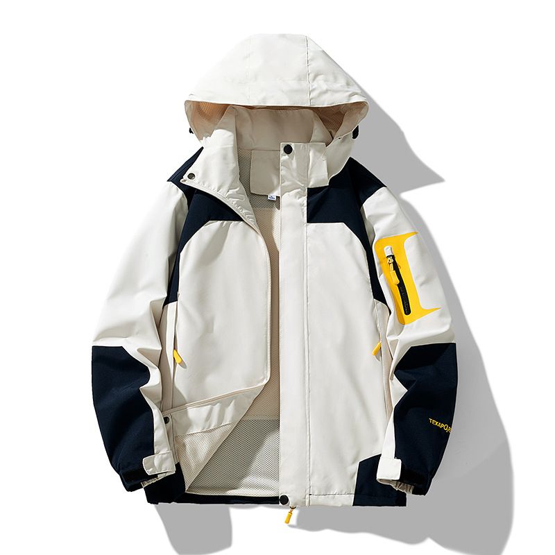 Travel hiking waterproof women jacket with adjustable hood sportswear coat jacket custom Coats