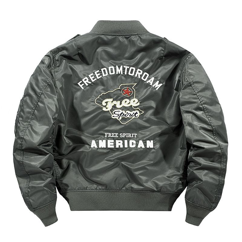 Men's Casual Jacket Aviation Jumper Aviator Workwear Baseball Jersey High-quality Embroidery Coat Men Coats