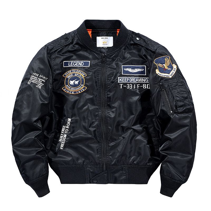 Men's Casual Jacket Aviation Jumper Aviator Workwear Baseball Jersey High-quality Embroidery Coat Men Coats