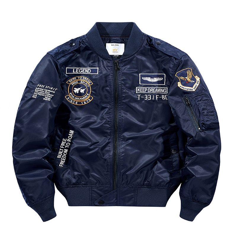 Men's Casual Jacket Aviation Jumper Aviator Workwear Baseball Jersey High-quality Embroidery Coat Men Coats