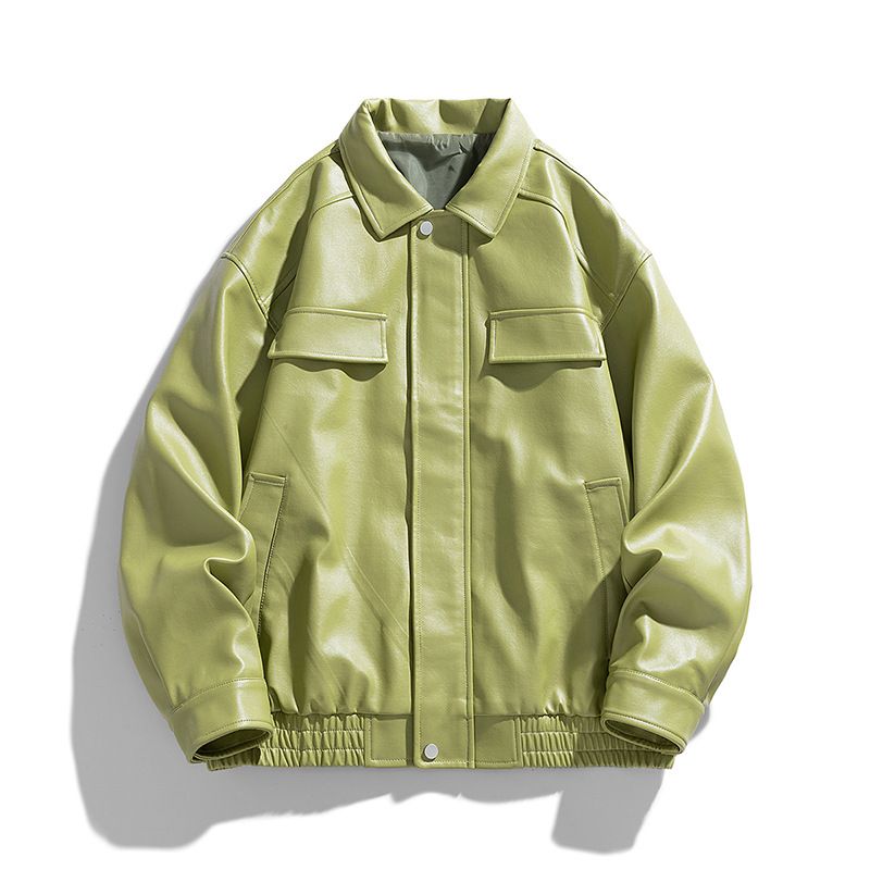 Leather Jackets Men winter Popular Style Men Leather Jacket Wholesale Fashion Cool Zipper Pu Leather Jackets For Men Coats