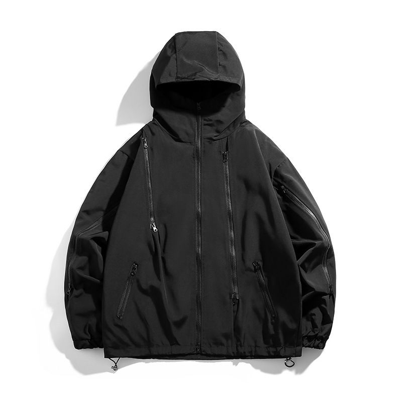 Men's outdoor work jacket plankton Shuai thin top sports functional wind waterproof jacket  Coats