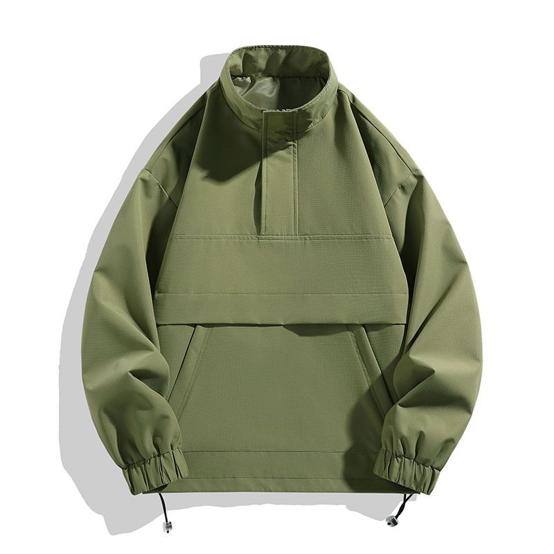 Fashionable Water Proof Custom Label 2/1 Zip up Jacket Men Sports Waterproof pullover Jacket Unisex anorak jacket Coats