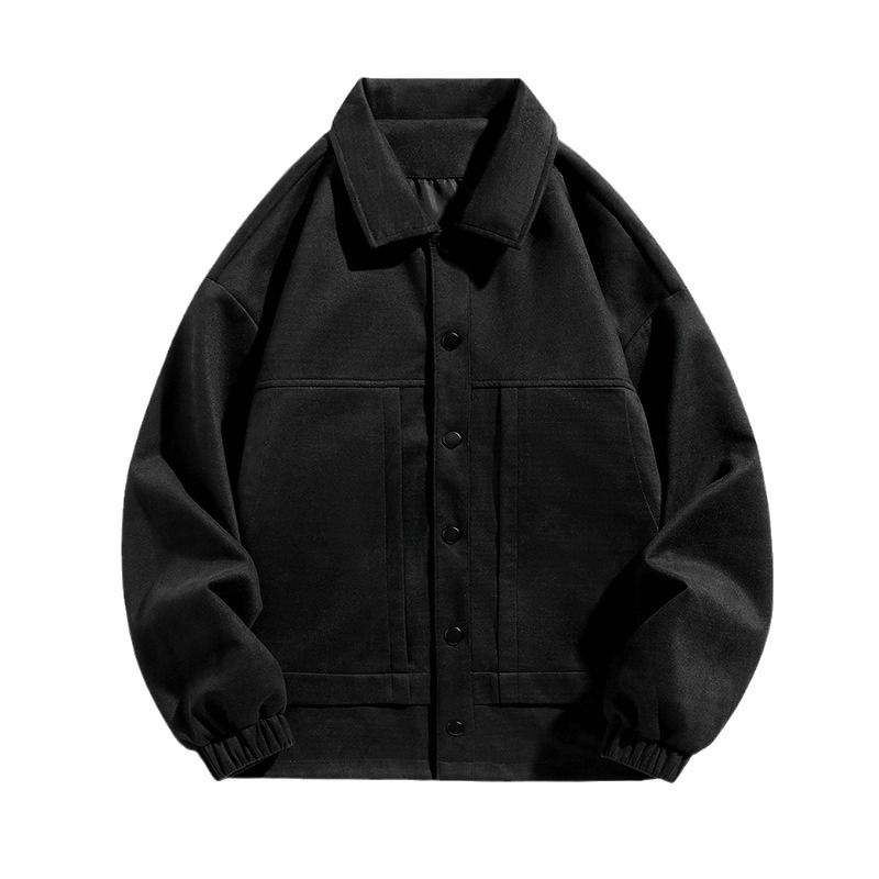 Fashionable Suede Custom Label Zip up Jacket with Stand up Collar Men Sports Jacket Waterproof Jacket Unisex Coats