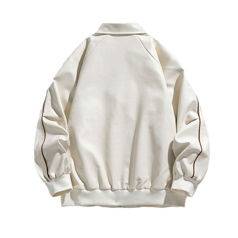 Factory Custom Factory wholesale New arrival unisex high quality bomber leather breathable wholesale leather fashion jacket Coats