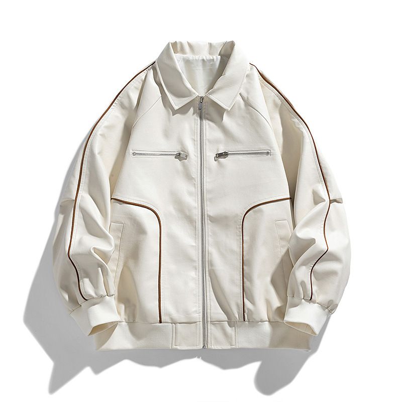 Factory Custom Factory wholesale New arrival unisex high quality bomber leather breathable wholesale leather fashion jacket Coats