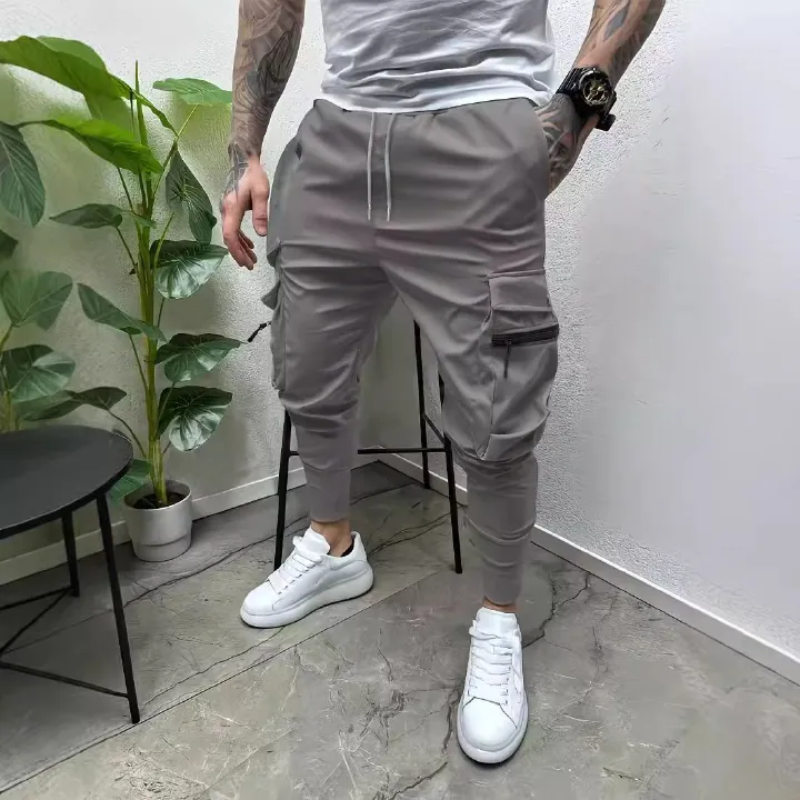 Wholesale Custom High Quality Cotton Casual Men's Drop Crotch Hip Hop Harem Jogger Pants Casual
