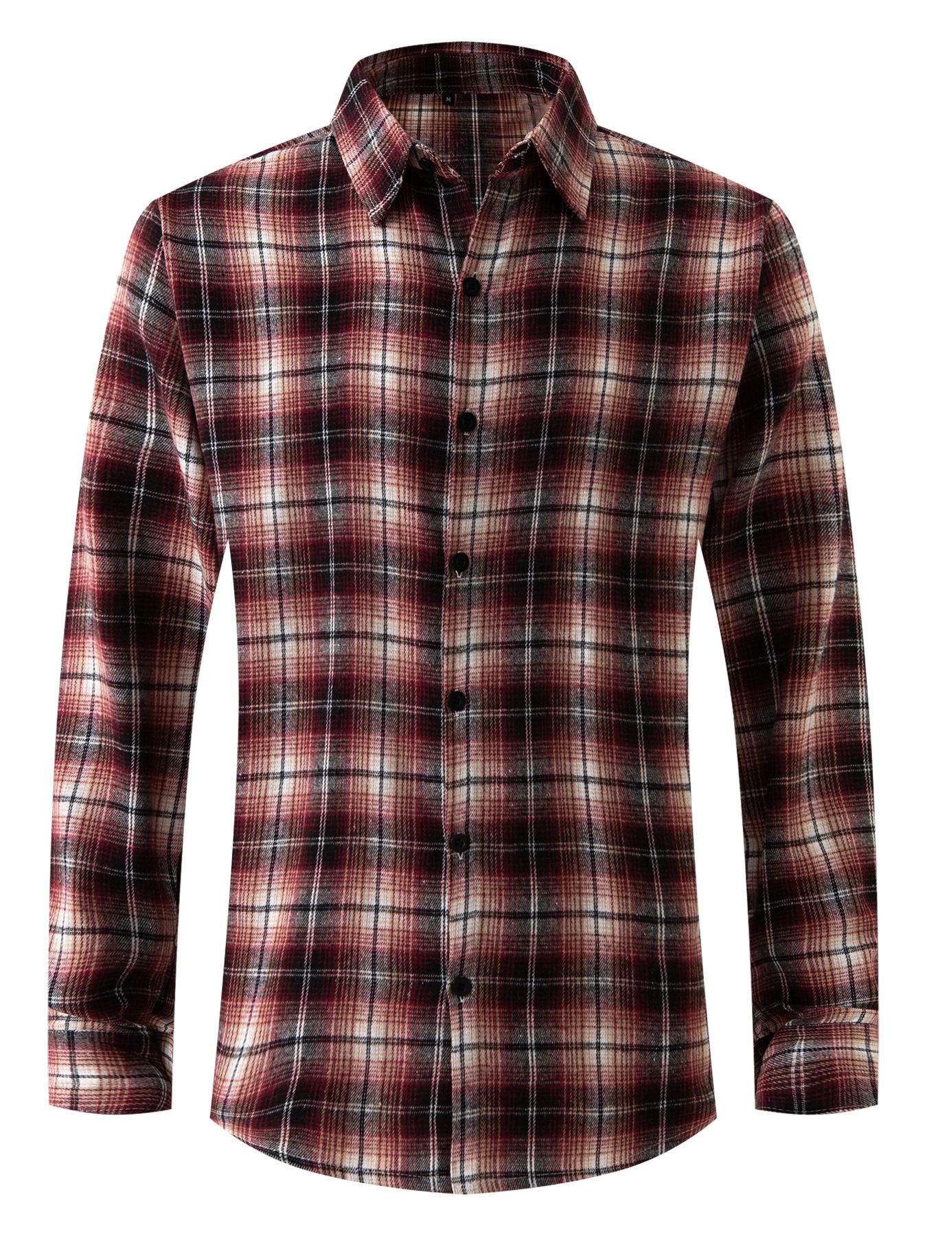 Custom OEM NEW mens long sleeve cotton plaid madras shirt for men Spring and summer Cotton Formal Business Washing  Shirts