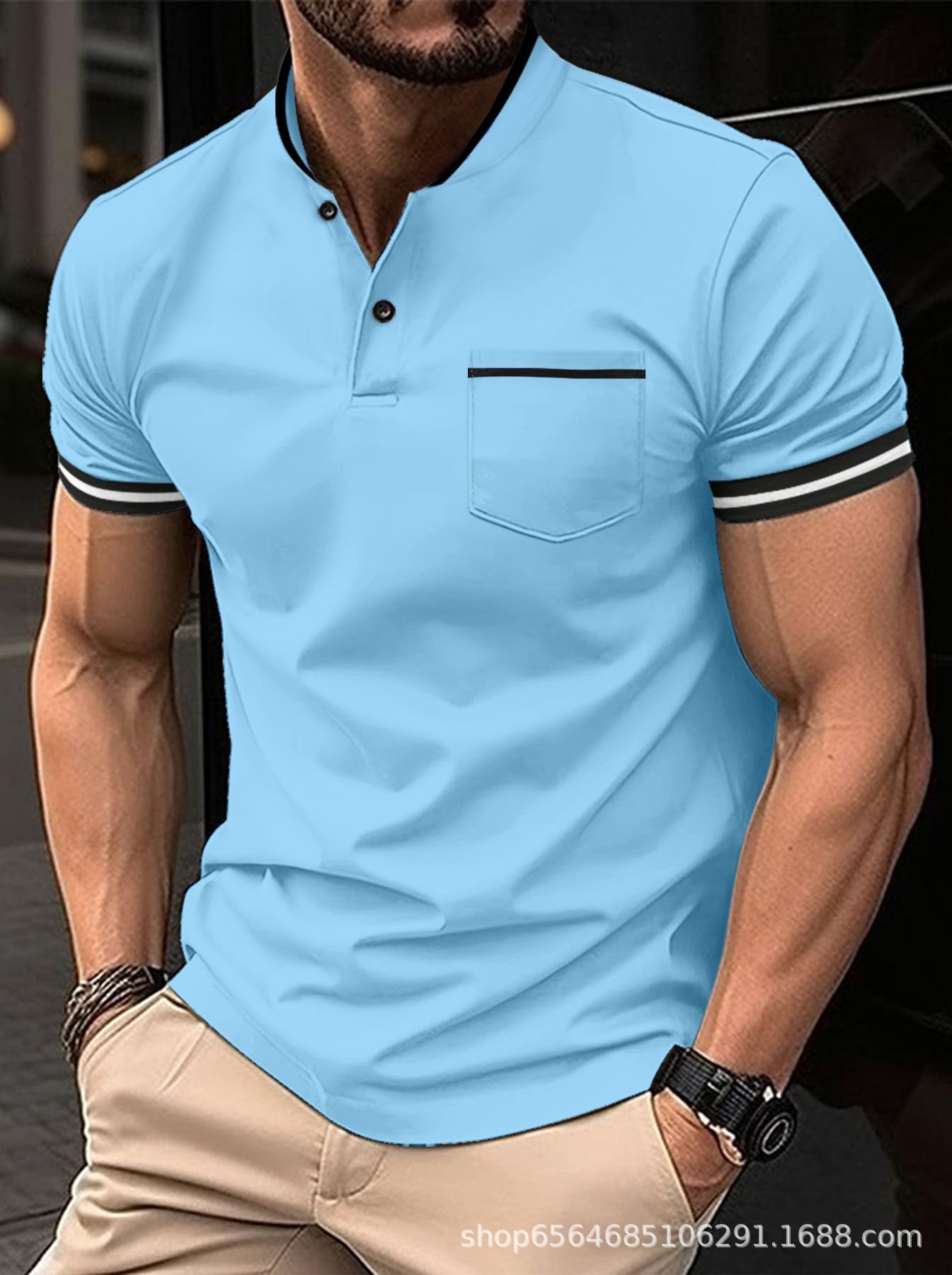 fashion design white polo shirt China polo shirts manufacturer new style casual polo shirt  T-Shirts