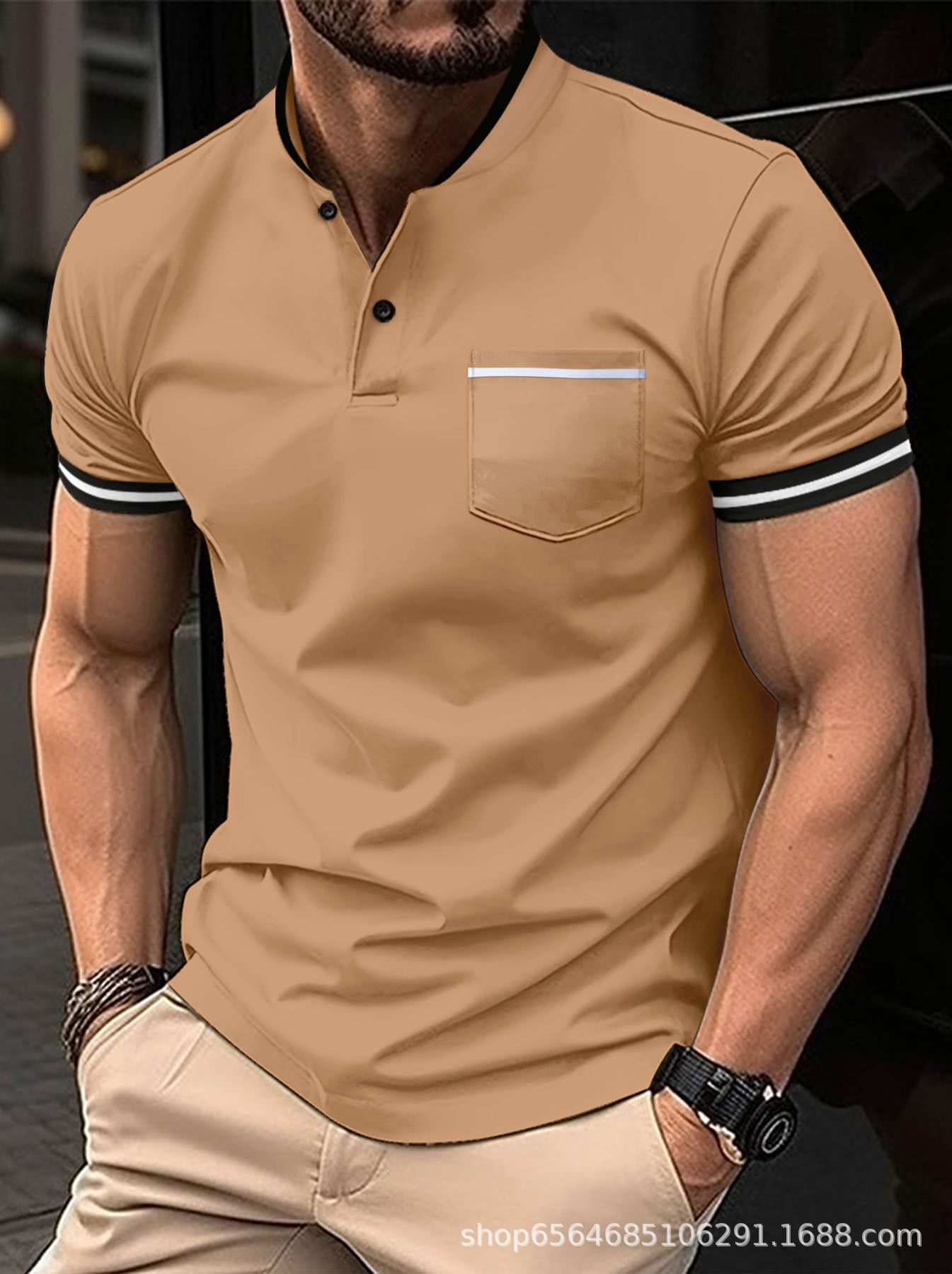 fashion design white polo shirt China polo shirts manufacturer new style casual polo shirt  T-Shirts
