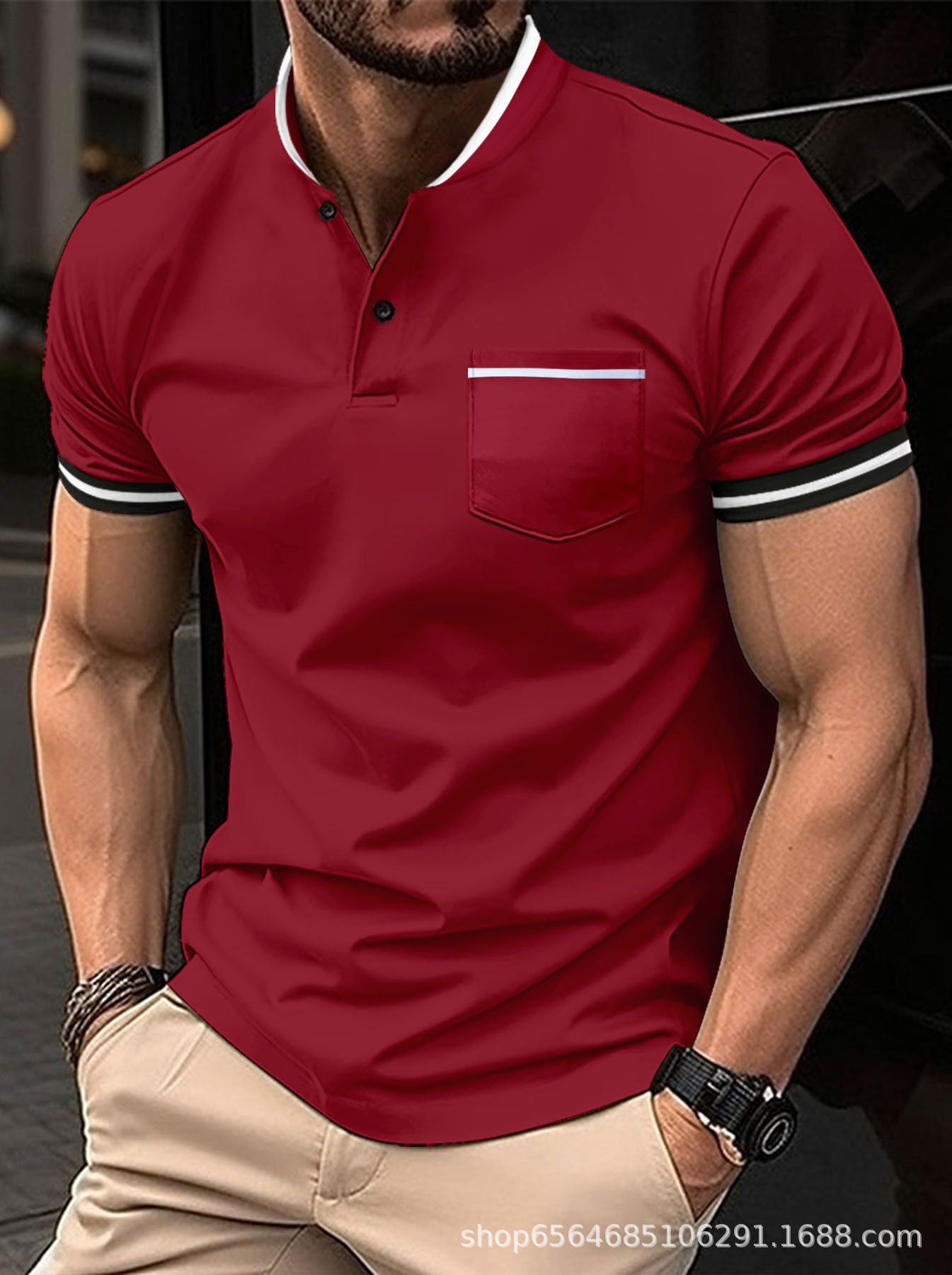 fashion design white polo shirt China polo shirts manufacturer new style casual polo shirt  T-Shirts