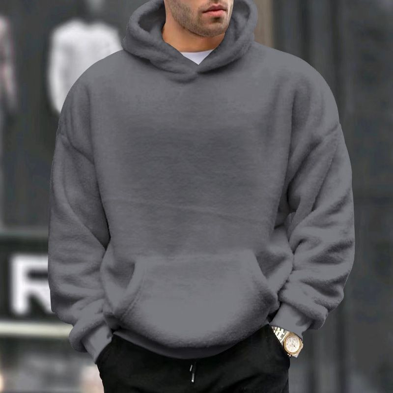 Winter Clothes Oversized Tech Fleece Heavyweight Blanked Men's Hoodies & Sweatshirts