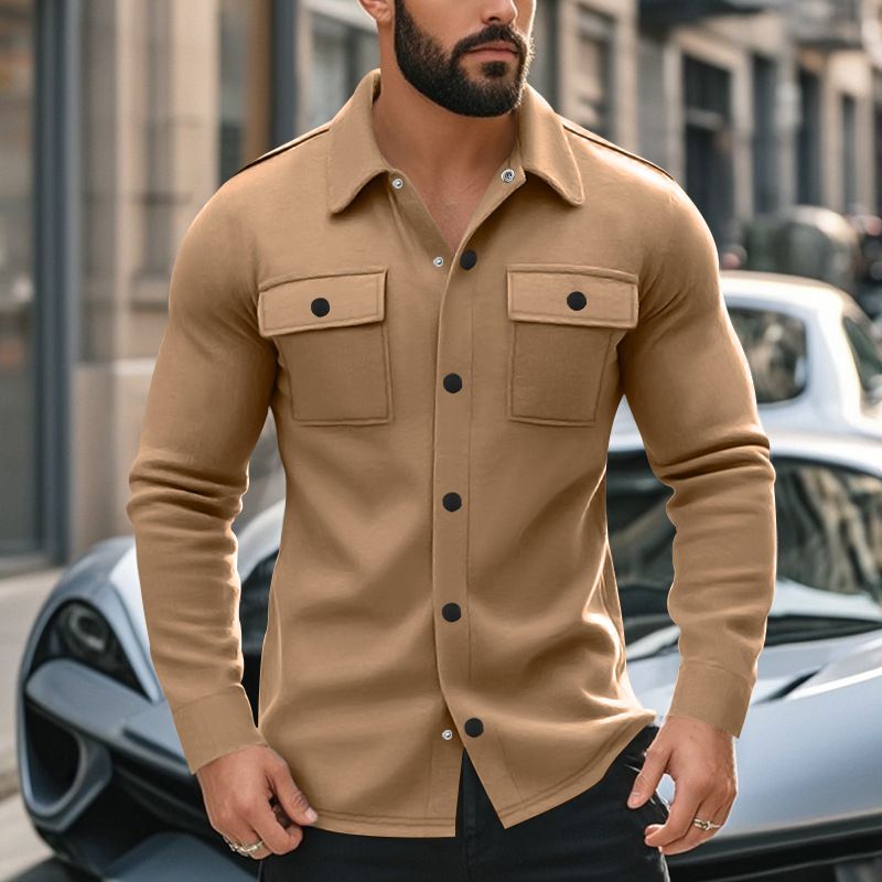 Spring and autumn men's coat hot fashion brand men's casual fashion foreign trade slim jacket jacket  Coats