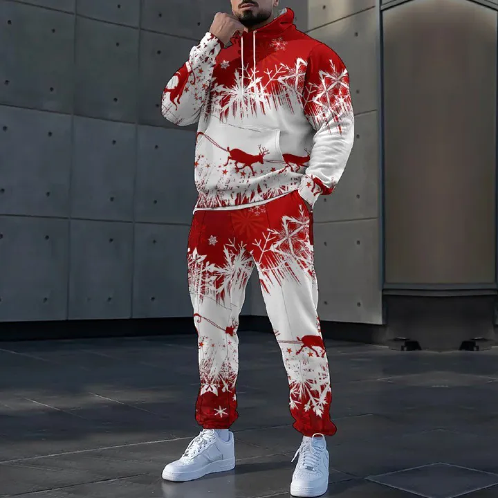 Manufacturer Custom Men's Hoodie Graffiti Phiz Graphic Fleece Fabric Long Sleeves Printed Logo Pullover Hoodies with Pocket  Two-Piece Outfits