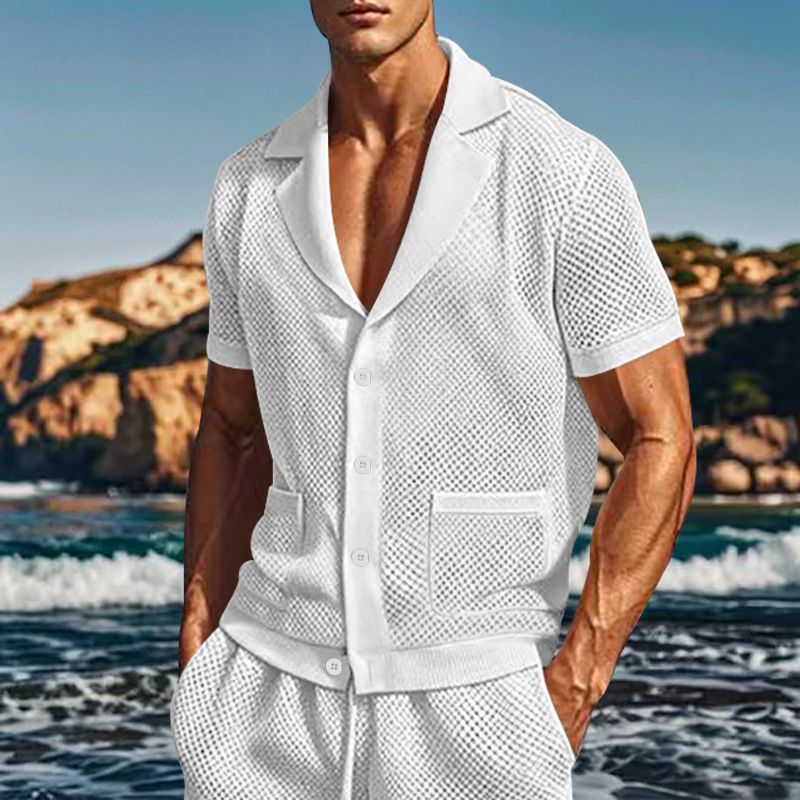 summer men clothing suit Streetwear 2 Two for shorts Sets  Two-Piece Outfits
