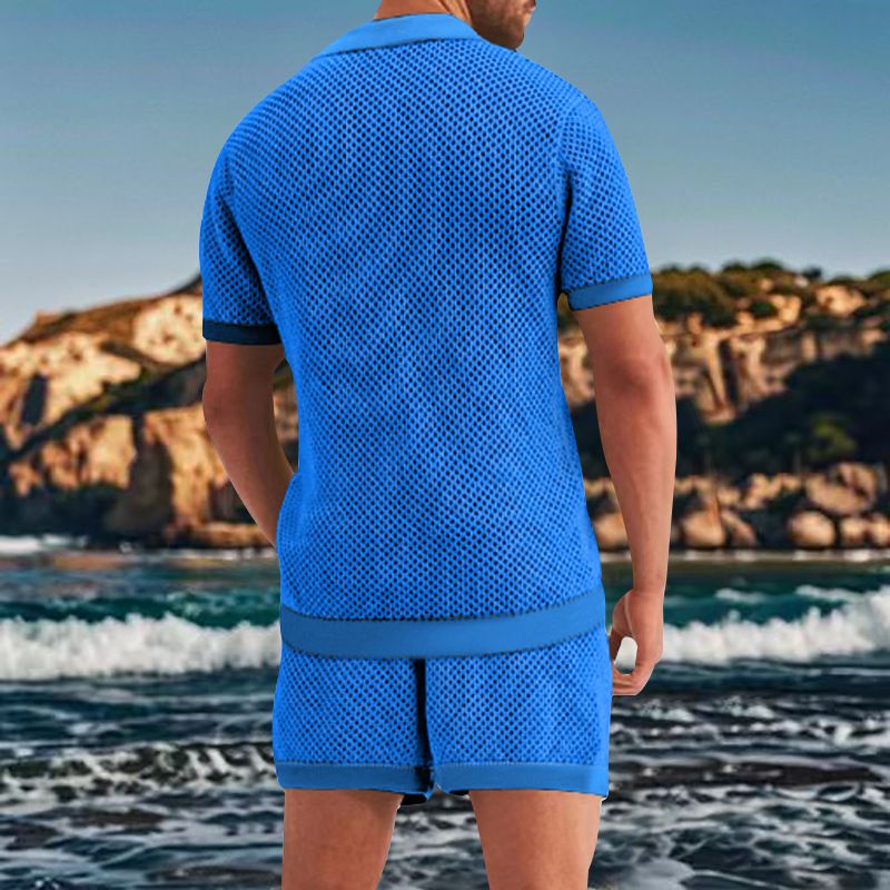 summer men clothing suit Streetwear 2 Two for shorts Sets  Two-Piece Outfits