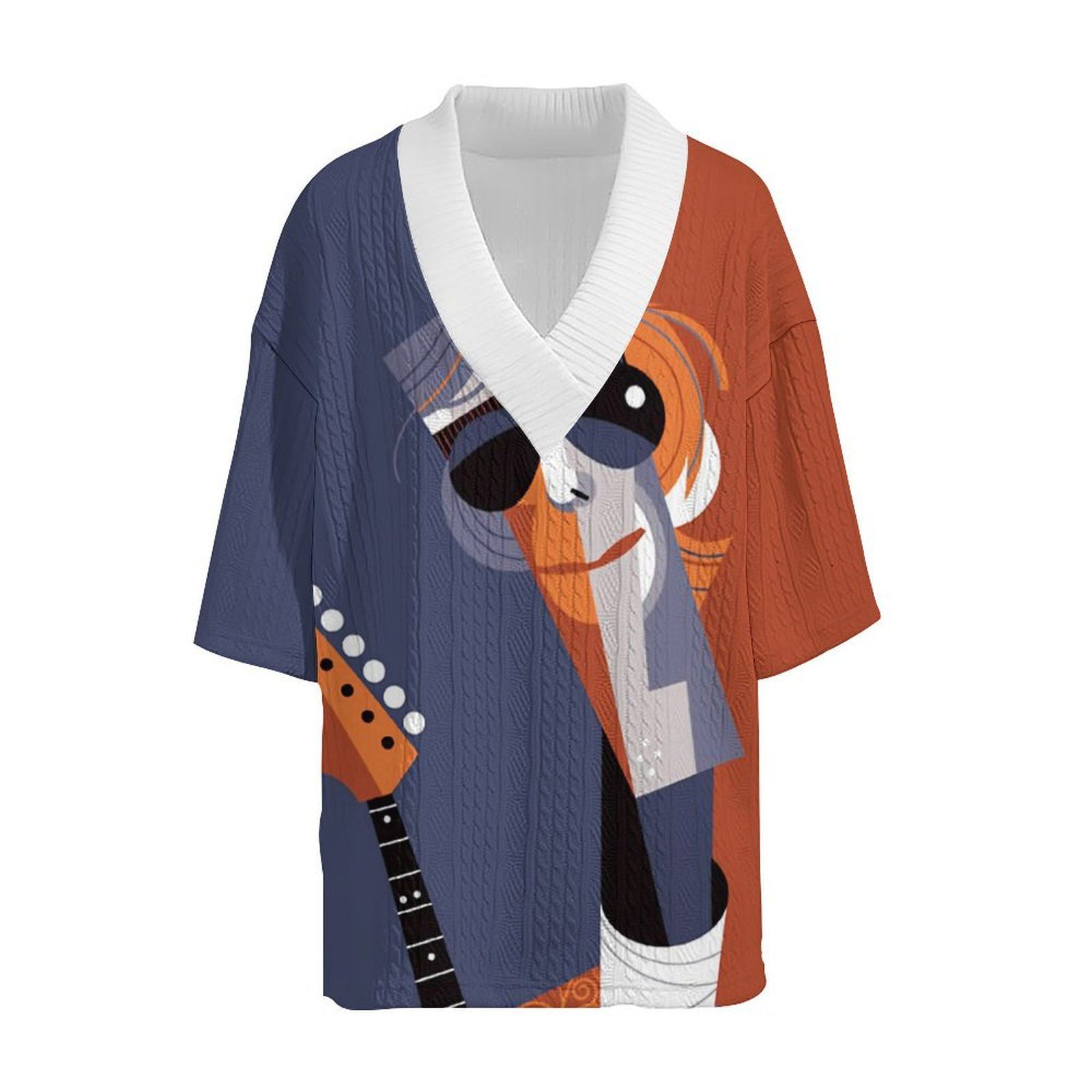 Men's Clothing White V Neck Printing Short Sleeve Top Matching Casual Shorts Summer Outdoor Sportswear 2 Piece Set  Two-Piece Outfits